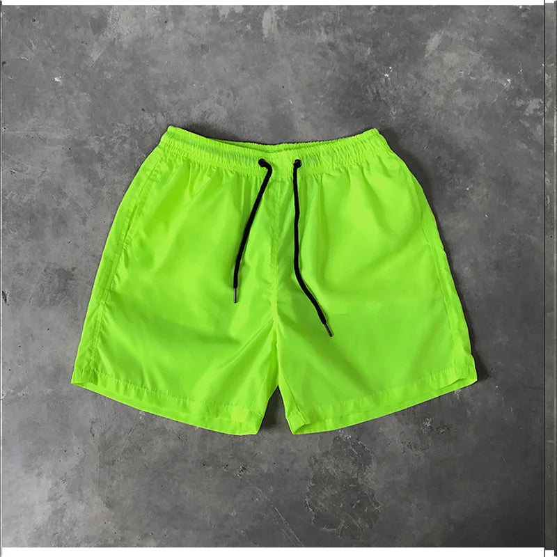 Men's Beach Pants Casual Five-Panel Shorts Fashion Trendy Outerwear Loose Fit Waterproof Surfing Swimming Trunks