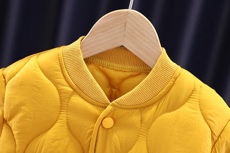 Baby Boys Clothes Full Sleeve Solid Parkas Pants 2pcs/set Toddler Costume Infant Jacket Kids Sportswear Girl Solid Casual Warm