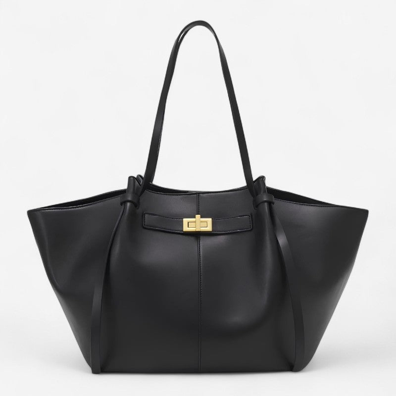 Large Tote Handbag with Zipper Spacious Shoulder Bag for Women