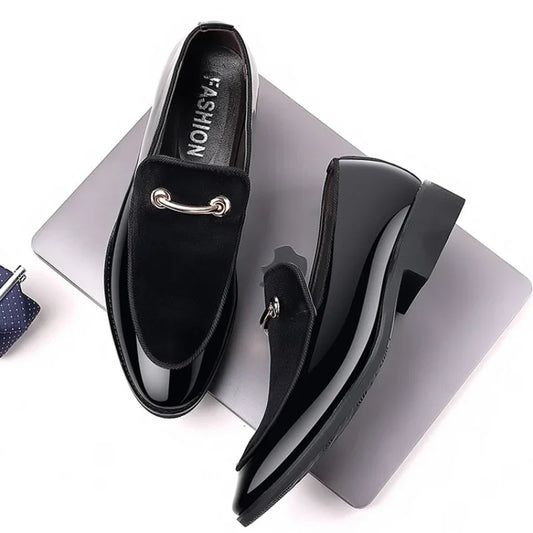 Men's Dress Shoes Luxury Mens Formal Leather Shoes Luxury Business Casual Shoes for Men Loafers Large Size 48 Zapatos De Hombre
