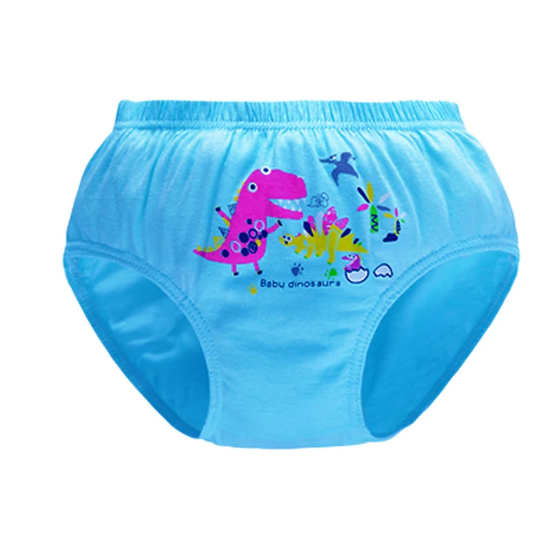 5 Pcs/Lot Boy Underwear Soft Cotton Briefs For Boys Dinosaur Cartoon Children Panties Breathable Kids Underpants Briefs Age 2-14