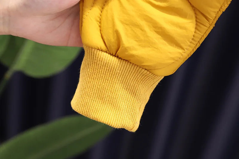 Baby Boys Clothes Full Sleeve Solid Parkas Pants 2pcs/set Toddler Costume Infant Jacket Kids Sportswear Girl Solid Casual Warm