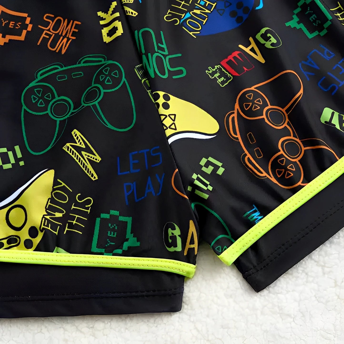 2026 Boys Swimsuit Two Pieces Kids Swimwear With Shorts Printed Children's Bathers Bathing Swimming Swim Suit Summer Beachwear