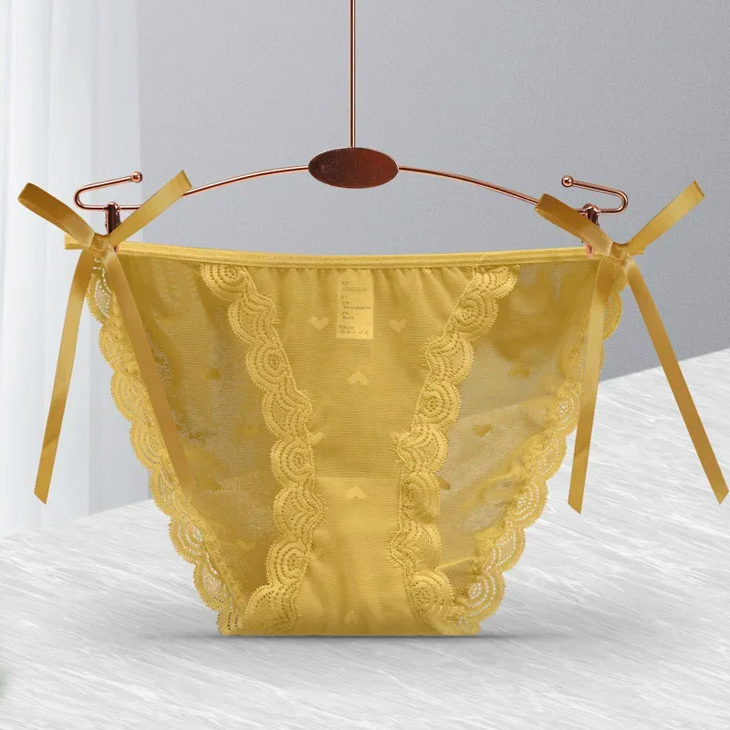 Women's underwear women's all-cotton antibacterial crotch sexual confusing breathable summer lace Japanese girls raw