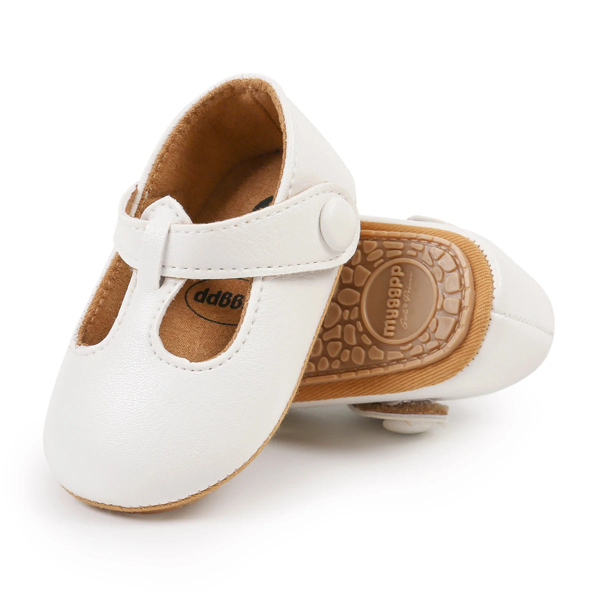 Baby Boys Girls Shoes Infant Leather Rubber Sole Anti-slip Toddler First Walkers Crib Shoes Newborn Girl Princess