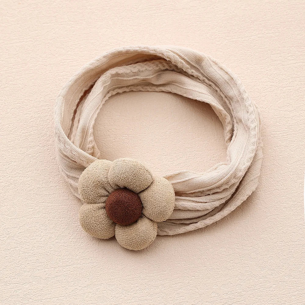 Girls Item Baby Girl Baby Headbands Hair Accessories Nylon Turban for Newborn Headwear Flower Kids Headbands Children Hairbands