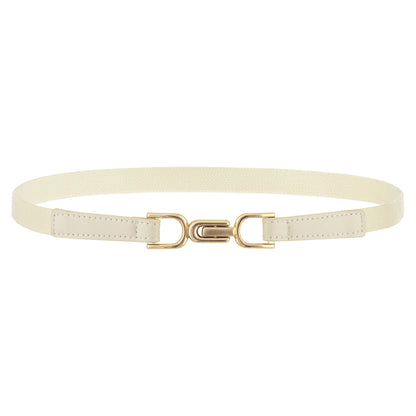 SISHION Summer Fashion Women Belts SH024 PU Leather Thin Elastic Waist Belt Slim Waistband Black Camel Coffee Plus Size