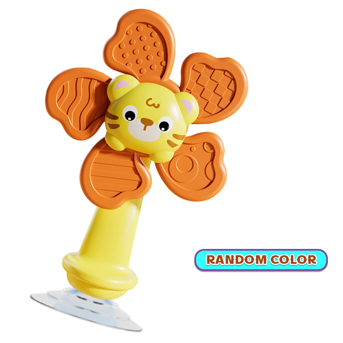 Baby Bath Toy Bathing Sucker Spinner Suction Cup Cartoon Rattles Fidget Educational Toy Children Boy Girl Gift Funny Development