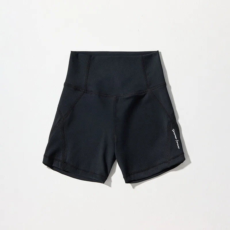 Girls Dancing Shorts Yoga Pants Summer High-elastic Sports Shorts for Kids High-waisted Slim-fit Children's Tight Capris Shorts