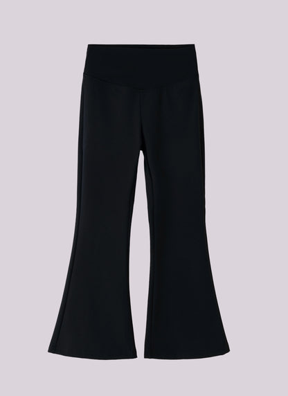 Girls Flared Pants High Waist Yoga Leggings Teenagers Stretch Elastic Waistband Kids Sportswear Trousers Autumn Spring
