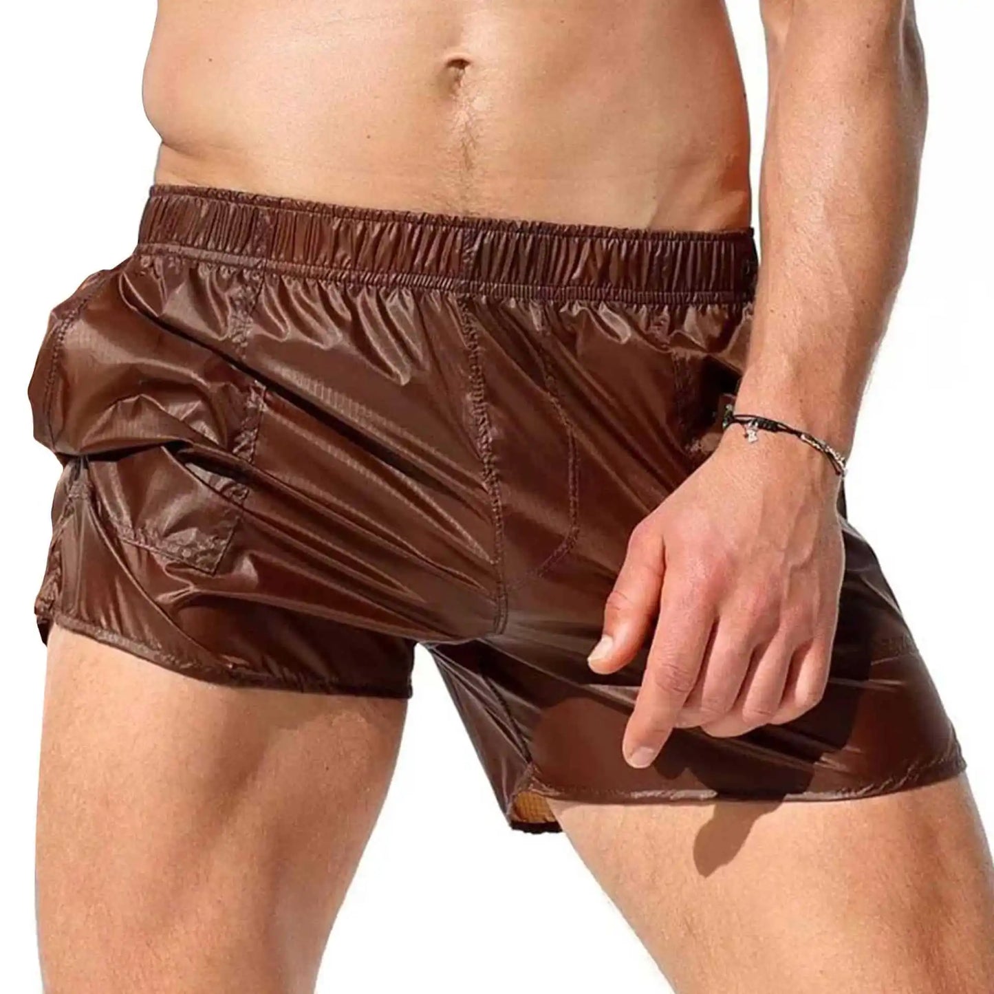 Men's Summer Sexy Swimwear Swimsuit Swimming Trunks Transparent Sunga Mens Swim Briefs Beach Shorts Mayo Sungas De Praia Homens