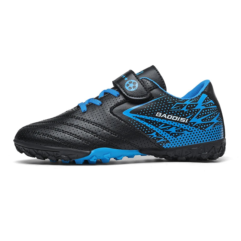 New Children Soccer Boots Sports Society Field Boy Football Shoes Futsal Fast Indoor Sneaker Original Ankle Cleats Football Boot