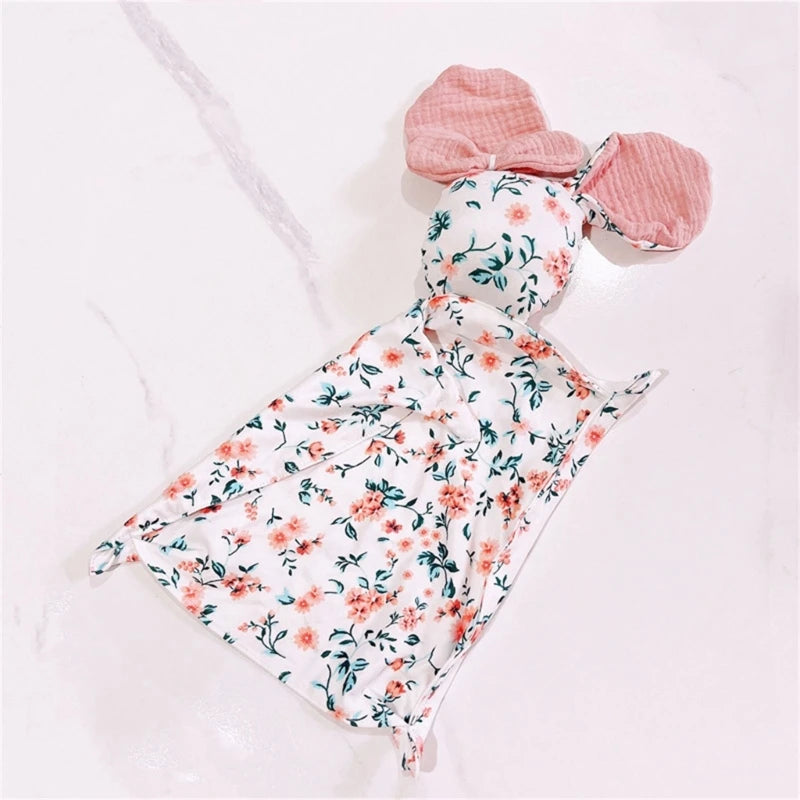 Stuffed Goose Baby Towel Cotton Baby Sleeping Cuddling Security Blanket Newborn Soothe Appease Towel Kids Face Towel Washcloth
