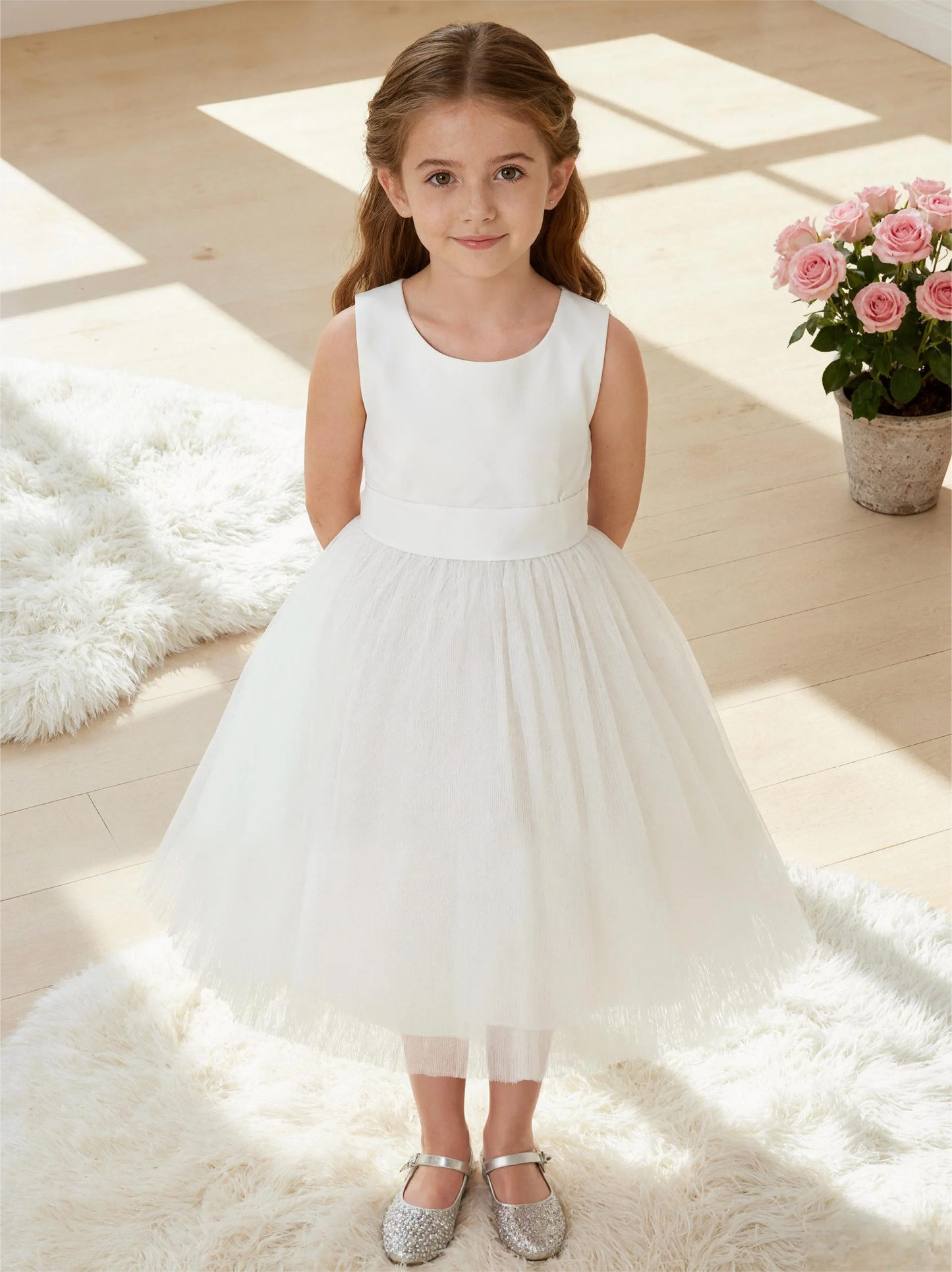 Girls Dresses Elegant Cute Princess Dresses Wedding Flower Girl Dresses Special Occasion Dresses Birthday Party Gifts C34