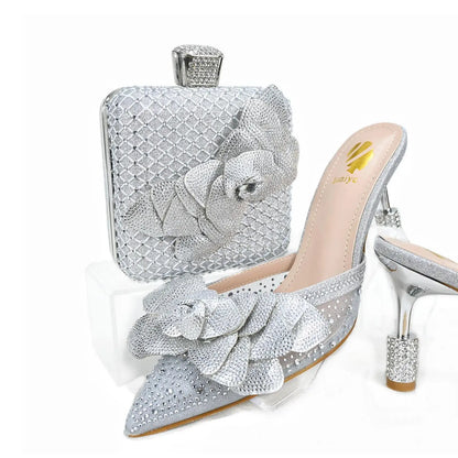 Italian gold Shoes And Bag Sets HTG1-9