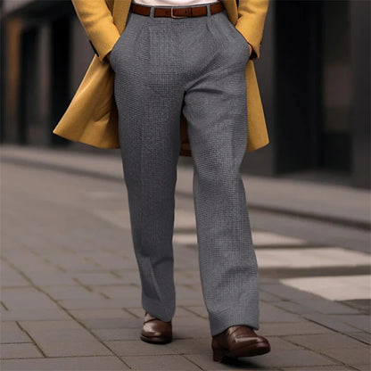 Men's Fashion Pants Men's Suit Pants Trousers Business Casual Pants Front Chino Office Formal Dress Pants Men's Jogging Pants