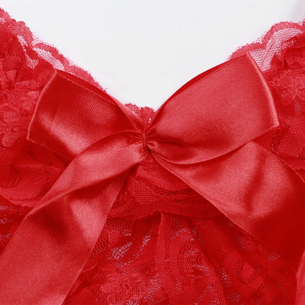 2026 New Women Lingerie Sexy Halter Hollow Out Night Gown Sexy Lingerie Porno Costume Transparent Sexy Underwear Women Nightwear
