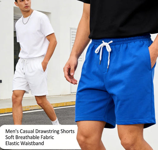 Men's Summer Fifth Pants Beach Shorts Casual Running Sports Shorts Straight 5-Point Pants