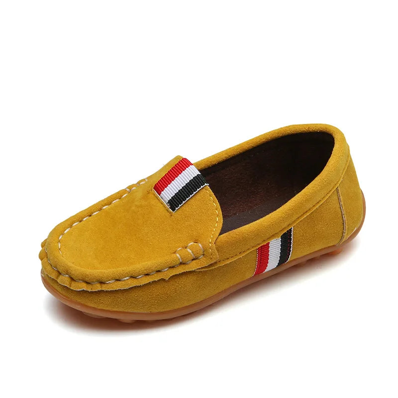 Fashion Boys Shoes Kids Children Soft Flats Sneakers Casual Shoes For Toddler Big Boy Classical Design British All-match Loafers