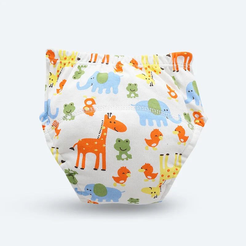 3PCS/1PCS Newborn Training Pants Baby Shorts Washable Underwear Boy Girl Cloth Diaper Reusable Nappies Infant Stuff Accessory