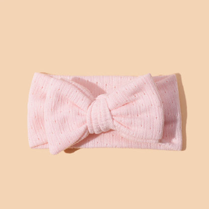 Baby Girl Hair Accessorie Solid Elastic Bow Hair Bands for Girls Soft Comfortable Baby Headband Cute Infant Photography Props