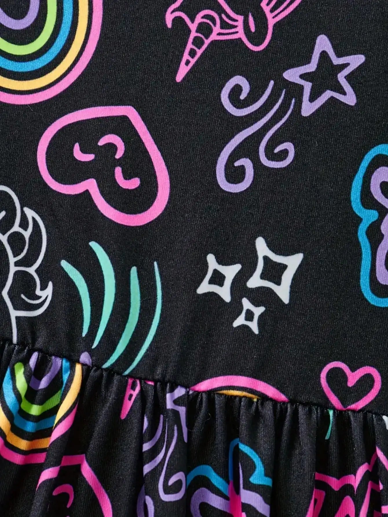 Girls' luminous dress - a magical choice for parties, nighttime wear, and photography, popular style