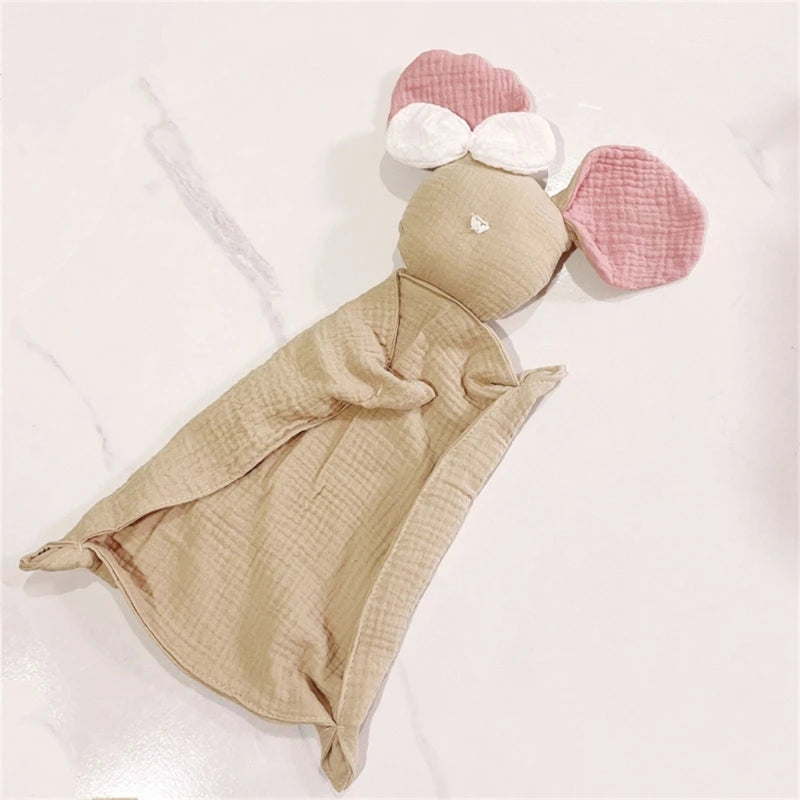 Stuffed Goose Baby Towel Cotton Baby Sleeping Cuddling Security Blanket Newborn Soothe Appease Towel Kids Face Towel Washcloth
