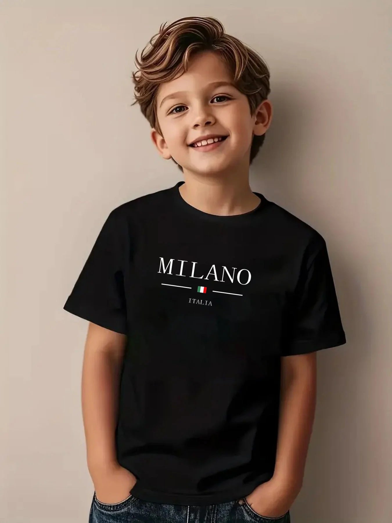 2025 New Kids Clothing Graphic Summer T-Shirt Boy And Girl Fashion Tops Teen Boys Loose Short Sleeve Tee