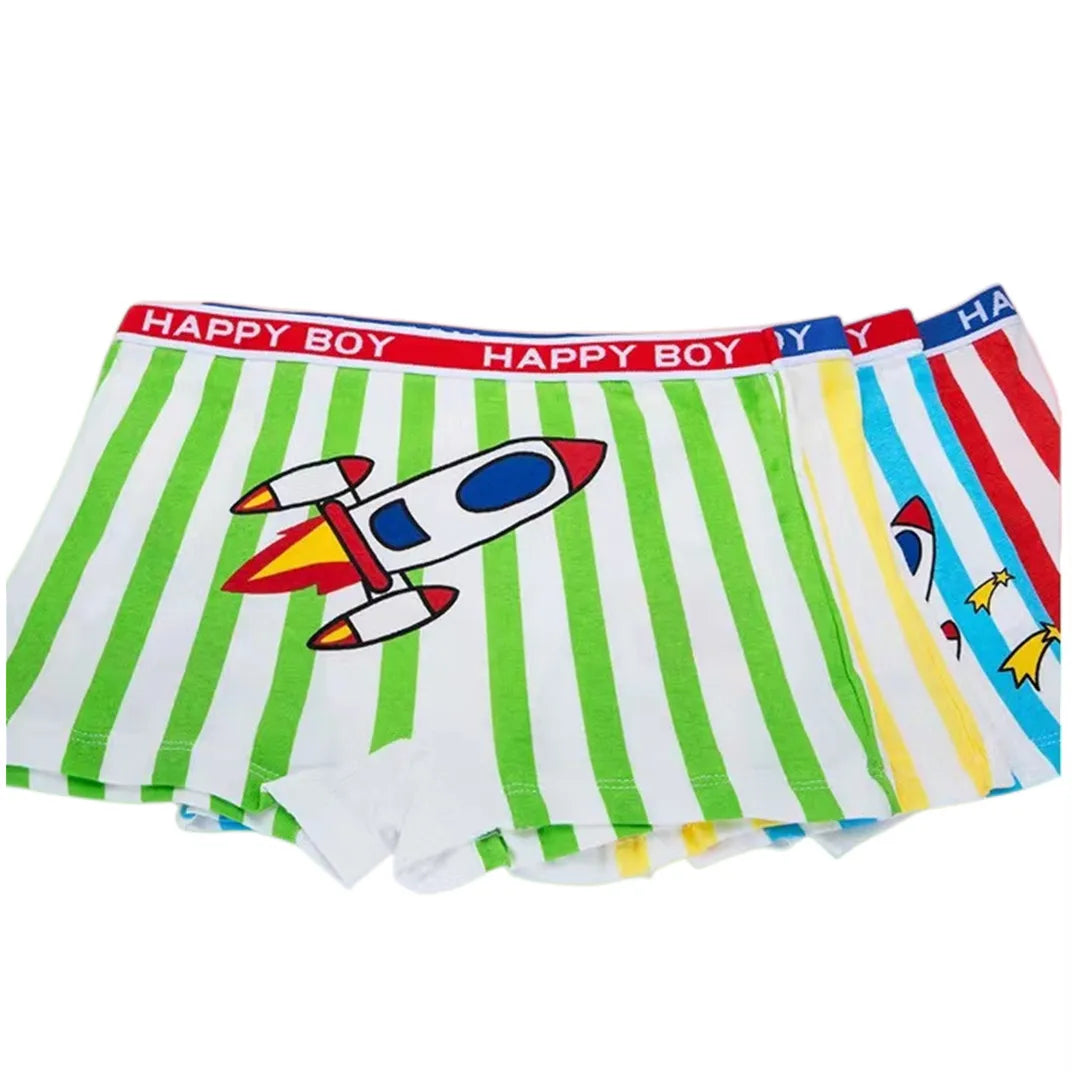 Boy Sport Horse Design Boxers Cotton Soft Baby Boy Underwear Colorful Design Boy Underpants Football Rocket Bike Design Boxers