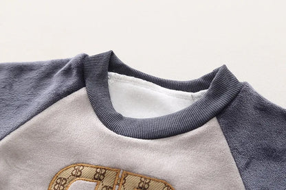 Winter Baby Boys Clothes Autumn Boys Clothing Sets Cute Cartoon Coat + Vest + Pants Girls Suits 1 2 3 4 Years New Kids Clothes
