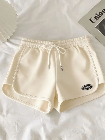 Girls' loose and slimming hot pants for women, suitable for home wear, casual sports, yoga shorts, wide-leg pants, high-waist st