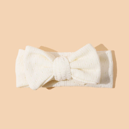 Baby Girl Hair Accessorie Solid Elastic Bow Hair Bands for Girls Soft Comfortable Baby Headband Cute Infant Photography Props