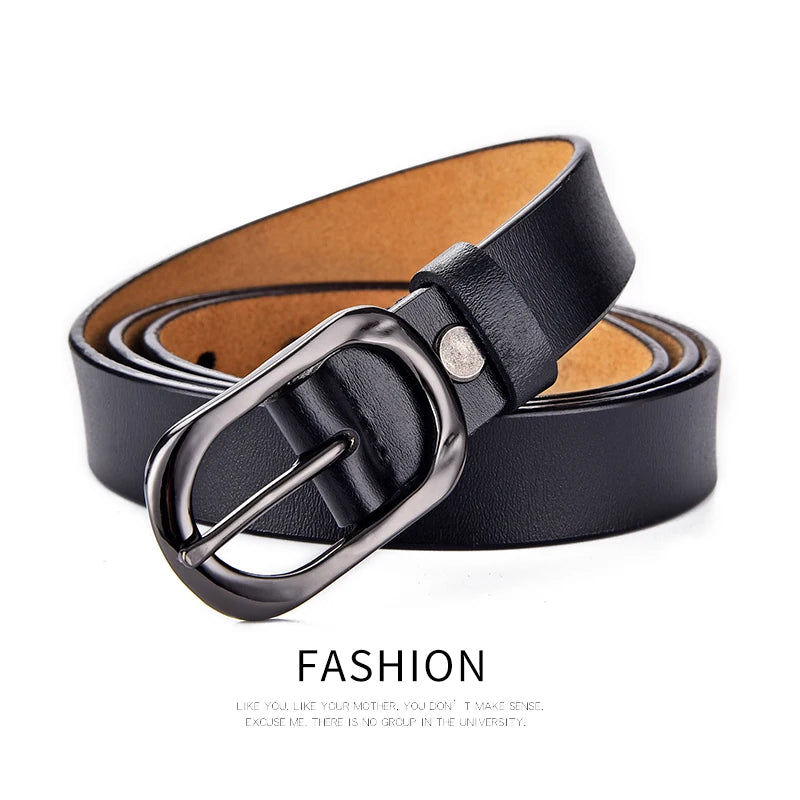 Alloy women Belts New style luxury for Genuine Leather Fashion Pin Buckle Jeans Decorative Ladies Retro Decorative