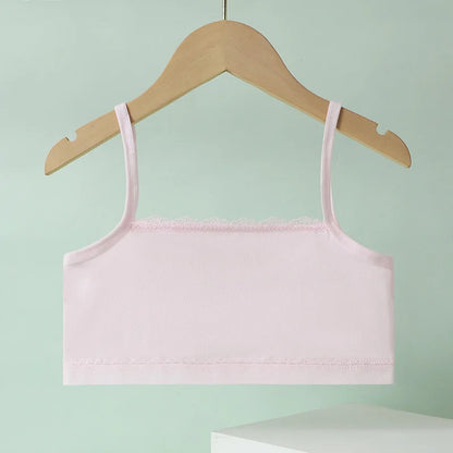 Undershirt Bra Girls Cotton Kids Clothes Gopia Tight for Girls Underwear White Top Girl Summer Tops for Children Crop Vest Dress