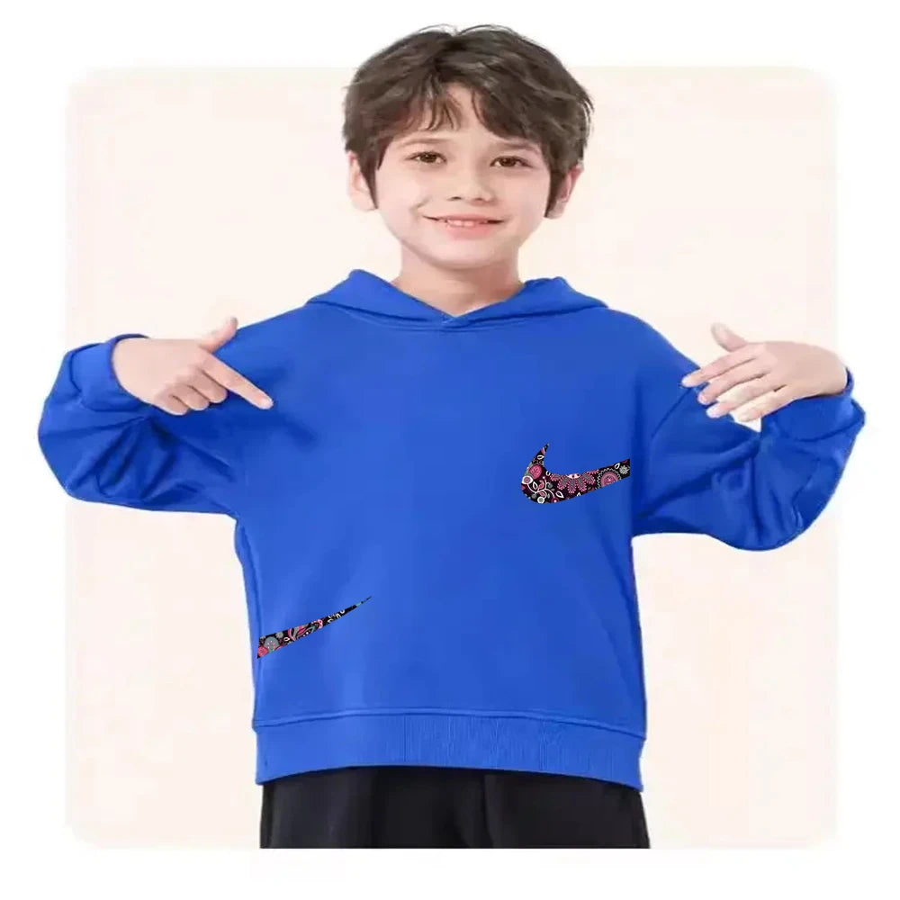Children's Hoodie Coat +Pants black Children Boys Girls Hoodie Tops Leisure Sweatshirr Toddler 3-12 Year new fashion Clothing