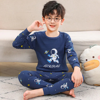 Girls Pajamas Sets 2 to 3 4 5 6 7 8 9 10 11 12 13 14 Years Cotton 100 Toddler Kids Pijamas Long Sleeve Cute Pyjama Pink Cat Pjs