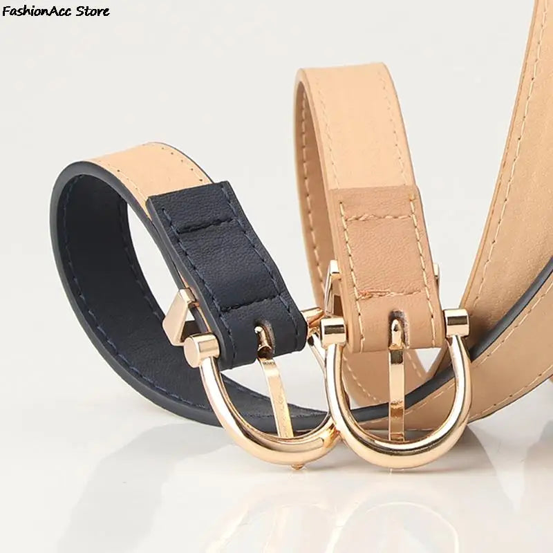 Leather Female Belt Strap Black Brown Green Women Belts Ladies Dress Belt Girls Pants Jean Waist Belt