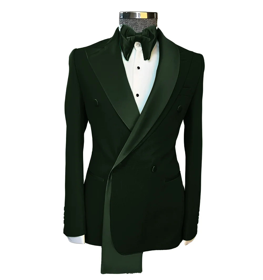 Men's Suits Single Jackets Wedding Groom Tuxedos Peak Lapel Design Blazer for Men Fashion Customization Clothing