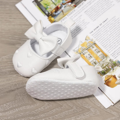 New Baby Boys Girls Shoes Love Bow Fringe Soft Soled Non-slip Footwear First Walkers Crib Shoes Moccasins Toddler Girls Shoesv
