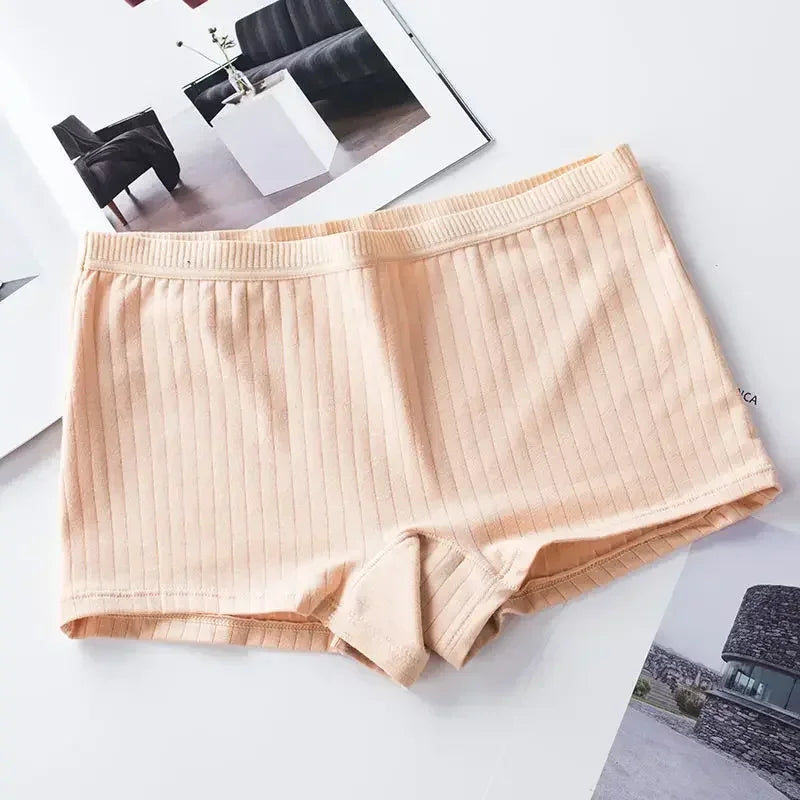 Women Boxers Underwear Cotton Ladies Safety Pants Female Seamless Underpants Solid Cozy Boyshorts Sexy Lingerie Трусы Женские