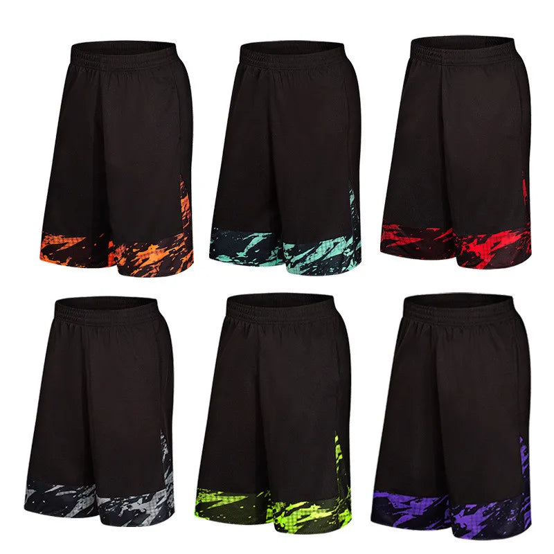 Men Boy Student Basketball Sport Gym QUICK-DRY Workout Board Shorts For Soccer Exercise Hiking Running Fitness Football Jersey 3