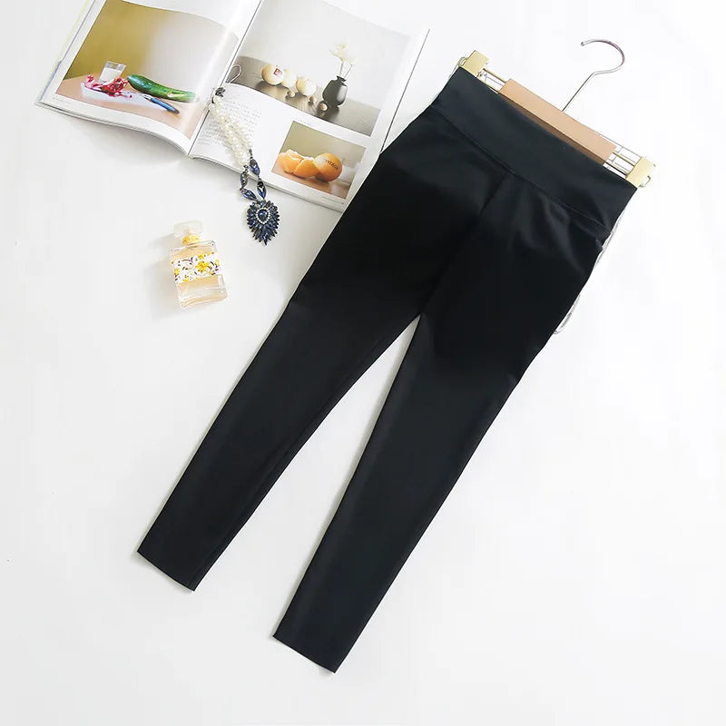 Girls High Waist  Pants Spring Summer New Style Slim Fit Leggings Casual Sports Yoga Pants For Kids