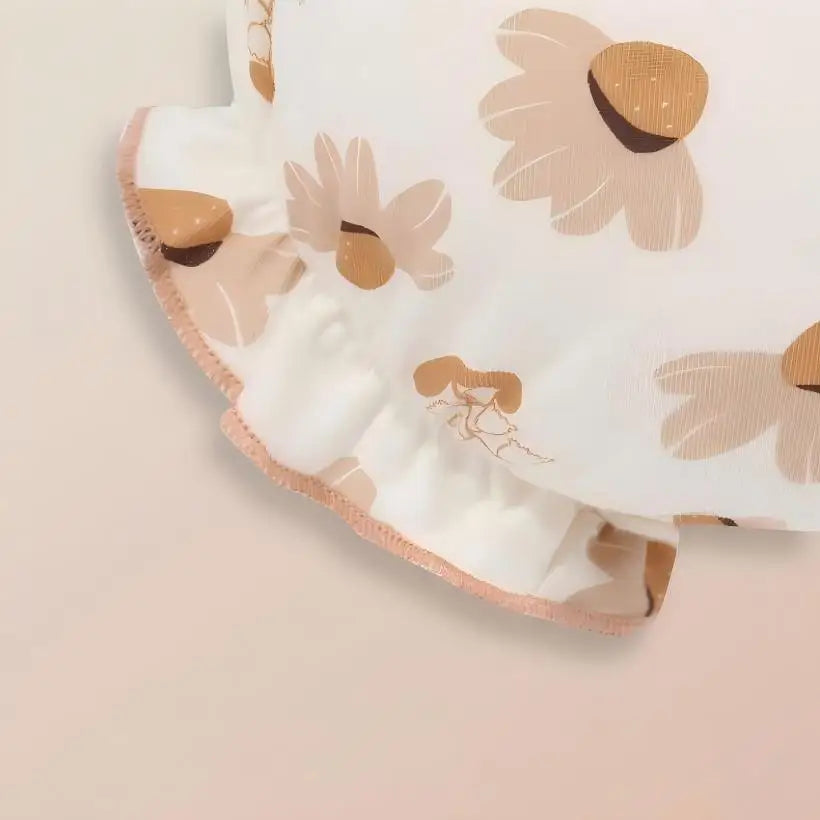 4-Pack Cloud-Like 100% Cotton Baby Underwear, Cute Ruffled Bloomers Infant Bread Pants