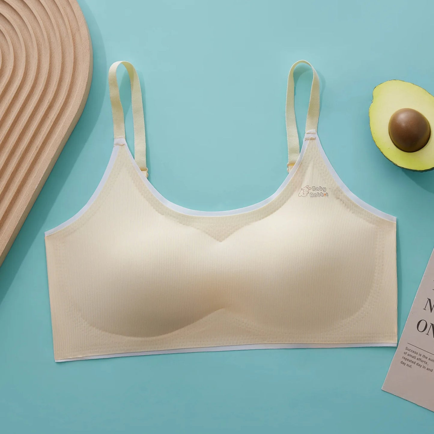 Children's Bra Teenage Girls Non-marking Ice Silk Underwear Junior High School Students Bra Teenage Tank Top Wrap Student Bra