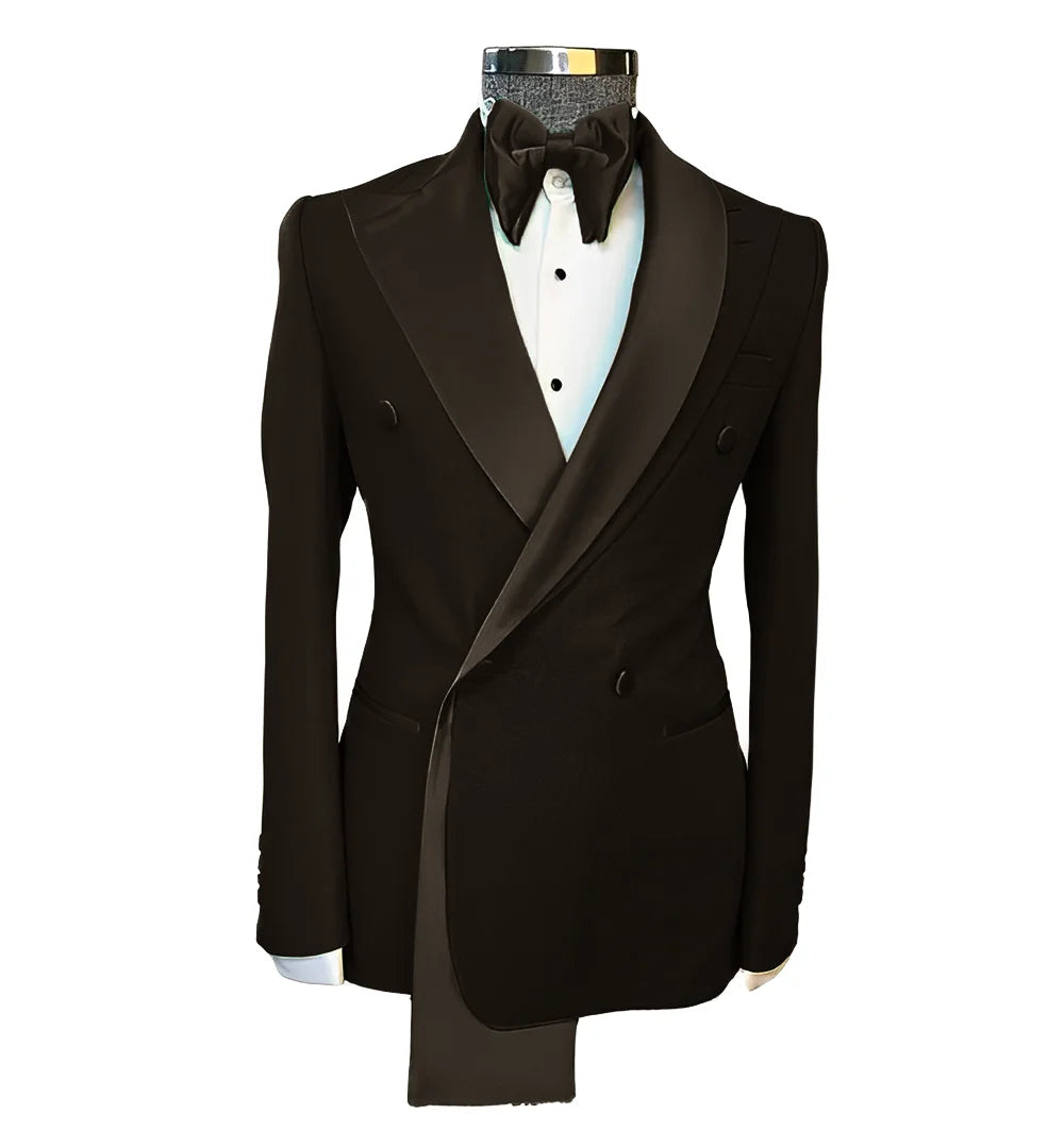 Men's Suits Single Jackets Wedding Groom Tuxedos Peak Lapel Design Blazer for Men Fashion Customization Clothing