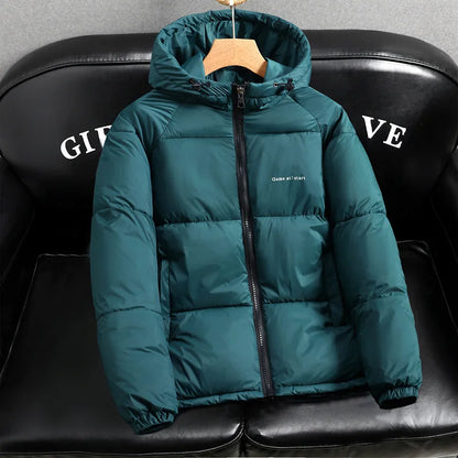 New winter cotton coats for men  warm fashionable trendy hooded cotton jackets for young people casual cotton coats for men