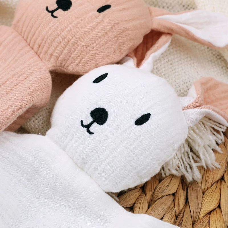 Stuffed Goose Baby Towel Cotton Baby Sleeping Cuddling Security Blanket Newborn Soothe Appease Towel Kids Face Towel Washcloth