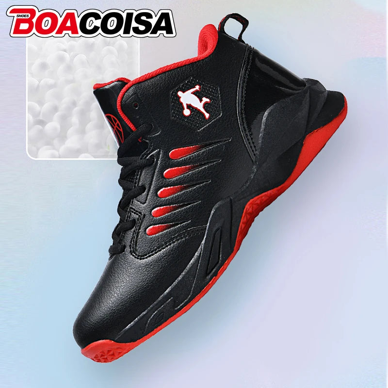 Fashion Children's Basketball Shoes for Boys Girls Sneakers Outdoor Non-slip Sports Running Kids Breathable Walking Shoes