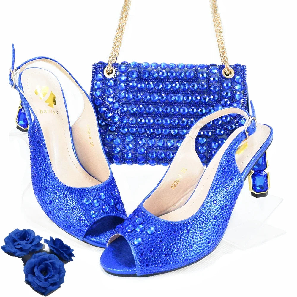 Italian Shoes And Bag Sets HJK1-1