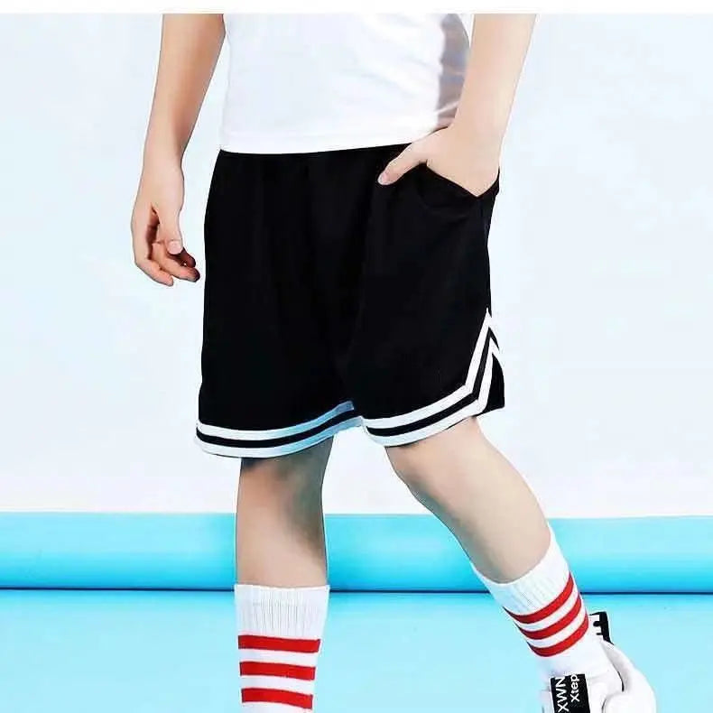 1pcs Kids Sport Shorts Boys Girls Basketball Running Short Baby Casual Pant Children Short Pant Summer Teenager Fitness Clothing